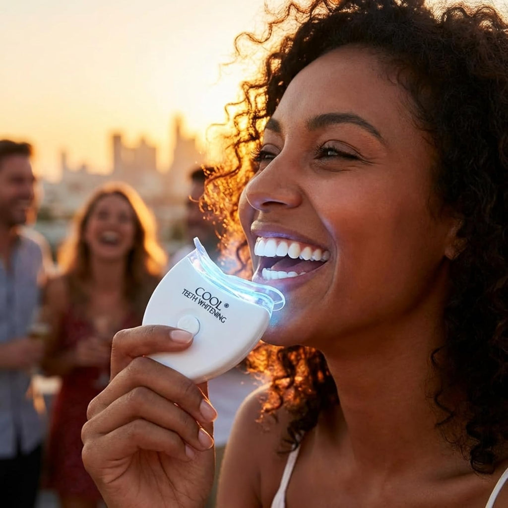 Teeth Whitening Trays with LED Light - 3-Pack Kit