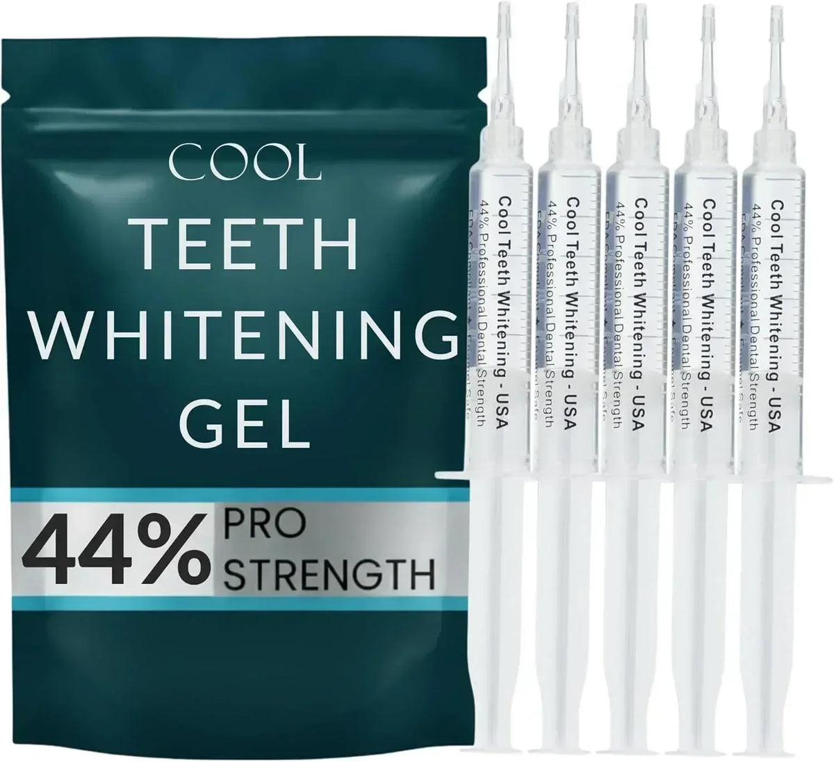 44% Teeth Whitening Gel Kit | Pro Results | Cool Teeth Whitening