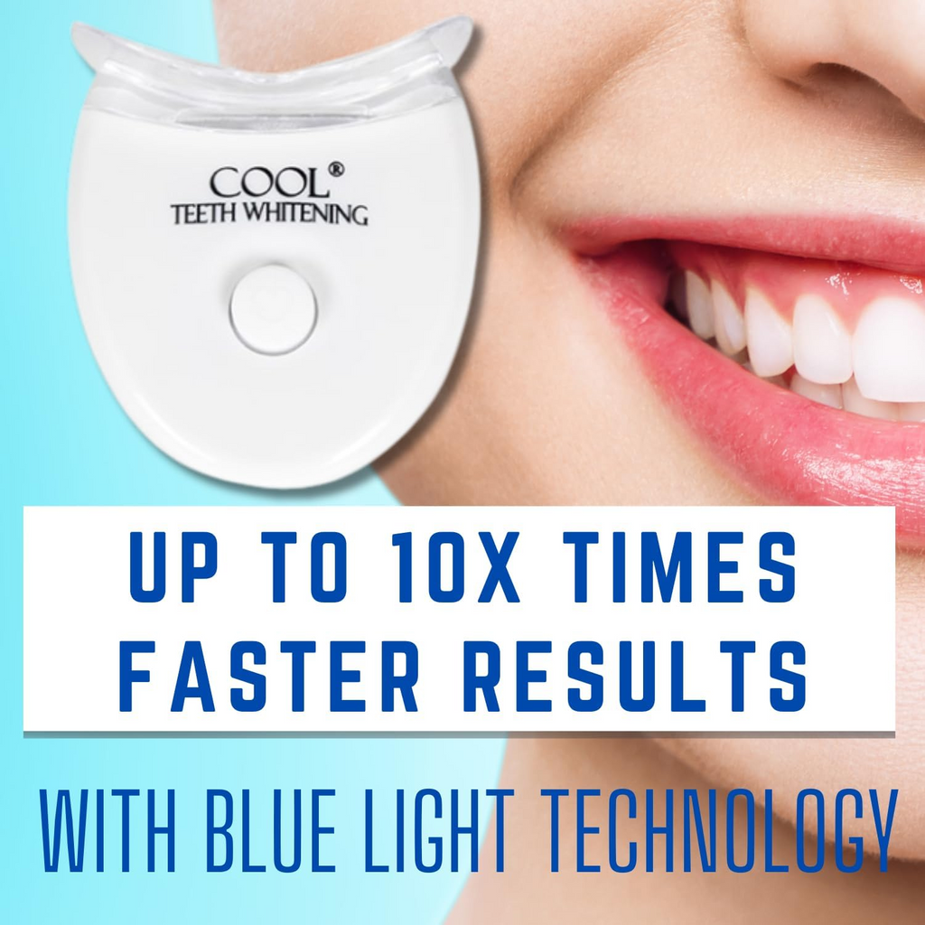 Moldable Teeth Whitening Trays + LED Light