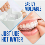 Moldable Teeth Whitening Trays + LED Light