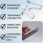 Moldable Teeth Whitening Trays + LED Light