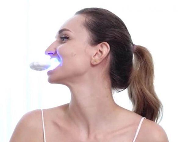 Teeth Whitening Gel Kit with LED Light